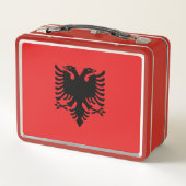 Lunch Box Drapeau patriotique albanais (Dos)