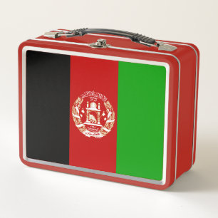 Lunch Box Drapeau patriotique de l'Afghanistan