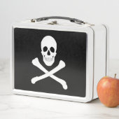 Lunch Box Drapeau Pirate (Jolly roger) (En situation)