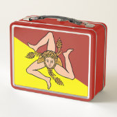 Lunch Box Drapeau sicilien Trinacria Sicilia (Dos)