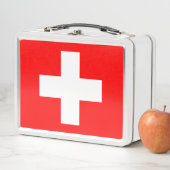 Lunch Box Drapeau suisse (Suisse) (En situation)