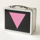Lunch Box Drapeau triangle rose de SlipperyJoe's symbole ros (Dos)