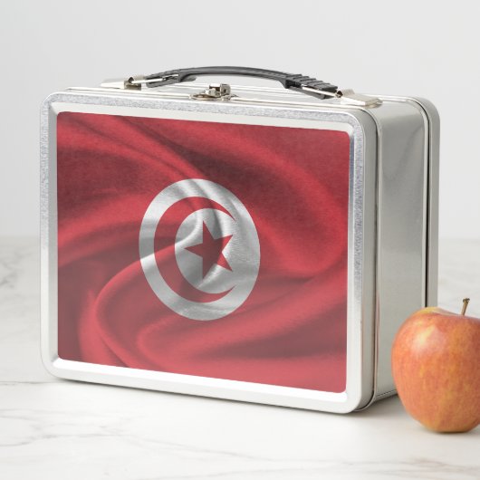 Lunch Box Drapeau tunisien (En situation)