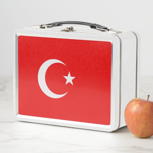 Lunch Box Drapeau turc (En situation)