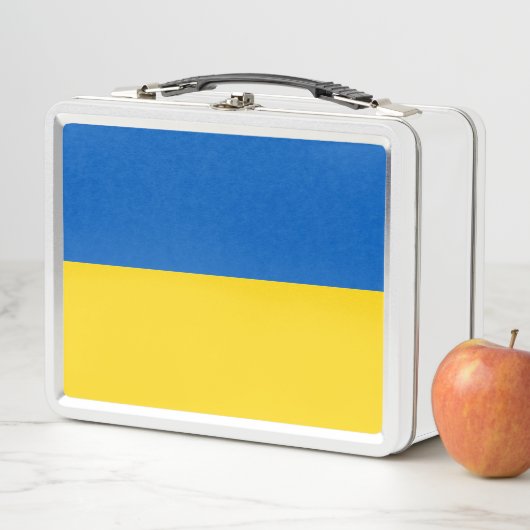 Lunch Box Drapeau ukrainien (En situation)