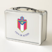Lunch Box Drapeau urbain d'Austin (Dos)