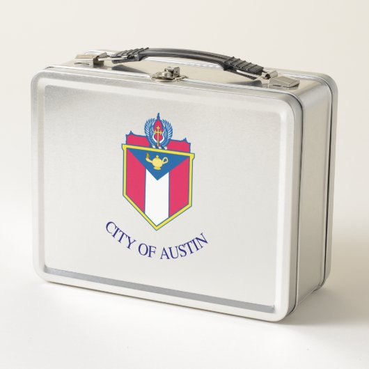 Lunch Box Drapeau urbain d'Austin (Devant)