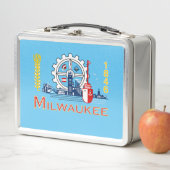 Lunch Box Drapeau urbain de Milwaukee (En situation)