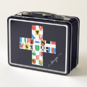 Lunch Box Drapeaux cantonaux suisses intégrés au drapeau sui (Dos)