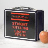 Lunch Box Droit devant l'asile fou (En situation)