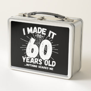Lunch Box Drôle 60e Anniversaire Citation Sarcastique 60 ans