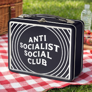 Lunch Box Drôle Anti Socialiste Social Club Socialisme