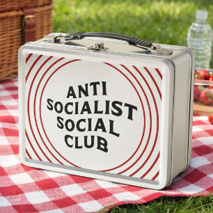 Lunch Box Drôle Anti Socialiste Social Club Socialisme