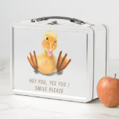 Lunch Box Drôle Canard Joué Wink Joyeux Smile Cartoon (En situation)