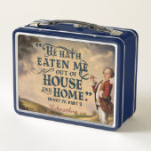 Lunch Box Drôle Classic Retro "mangé hors de la maison" Cita (Dos)