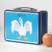 Lunch Box Drôle curieuse dessin animé d'oie domestique (En situation)
