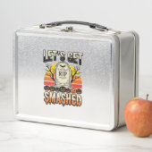 Lunch Box Drôle de Halloween Casse-gueule Design de Cimetièr (En situation)