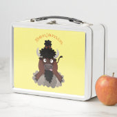 Lunch Box Drôle dessin animé de bison de buffle (En situation)