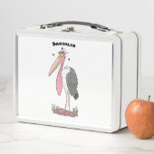 Lunch Box Drôle dessin animé de cigogne en marabou (En situation)