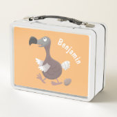 Lunch Box Drôle dessin animé d'oiseau de dodo (Dos)