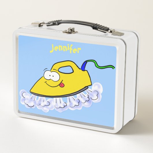 Lunch Box Drôle dessin animé linge de fer (Devant)