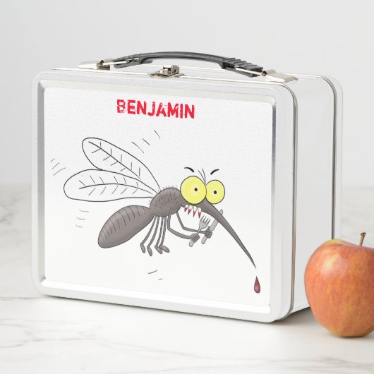 Lunch Box Drôle dessin d'insecte moustique (En situation)
