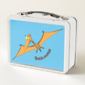 Lunch Box Drôle mignon dessin animé de pterodactyle volant o (Dos)