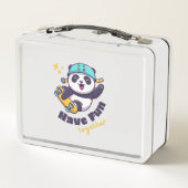 Lunch Box Drôle Panda Cute Pour Animaux Amateurs (Dos)