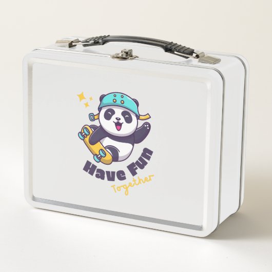 Lunch Box Drôle Panda Cute Pour Animaux Amateurs (Devant)