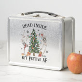 Lunch Box Drôle Skeleton de Noël - Mort à l'intérieur mais F (En situation)