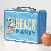 Lunch Box Drôle Surf Polar Bear Beach Party Dessin (En situation)