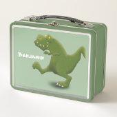 Lunch Box Drôle T rex dinosaure dessin animé humour (Devant)