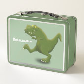 Lunch Box Drôle T rex dinosaure dessin animé humour (Dos)