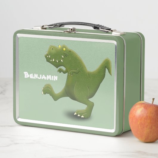 Lunch Box Drôle T rex dinosaure dessin animé humour (En situation)
