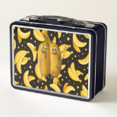Lunch Box Duo Comique Bananas Conjointes (Dos)