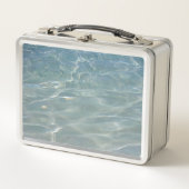 Lunch Box Eau des Caraïbes Bleu Abstrait Nature (Devant)