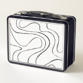 Lunch Box Ebb et flux 2 - Noir et blanc (Dos)