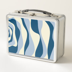 Lunch Box Ebb et flux 4 - Bleu foncé, Bleu clair et Crème