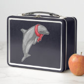 Lunch Box Écharpe dauphin (En situation)