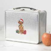 Lunch Box Éclairage de Noël chapeau Rhodesian Ridgeback Chie (En situation)