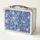 Lunch Box Éclats de guépards bleus (Dos)