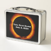 Lunch Box Éclipse solaire totale 2024 (Dos)