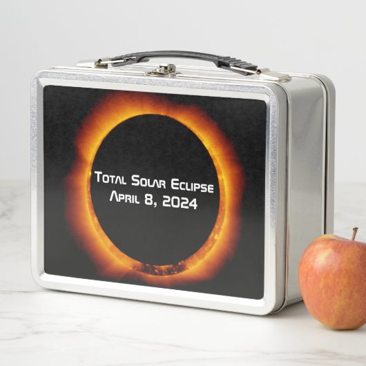 Lunch Box Éclipse solaire totale 2024 (En situation)