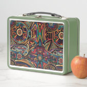 Lunch Box Eco-Friendly vert "Chronique des Anciens" Lun (En situation)