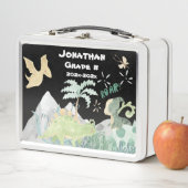 Lunch Box École Cute Dinosaur (En situation)