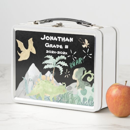 Lunch Box École Cute Dinosaur (En situation)