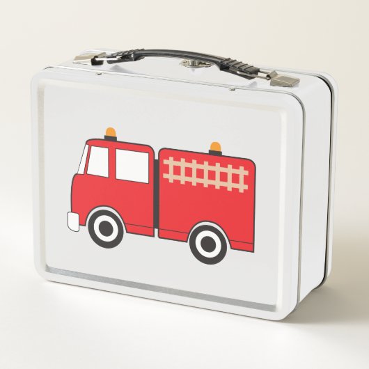 Lunch Box École de camionnage Red Fire (Dos)