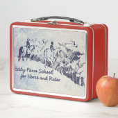 Lunch Box École de ferme de remous pour le cheval et le (En situation)