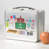 Lunch Box École de finition en acier (En situation)