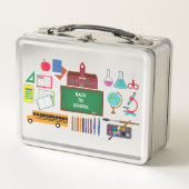 Lunch Box École de finition en acier (Devant)